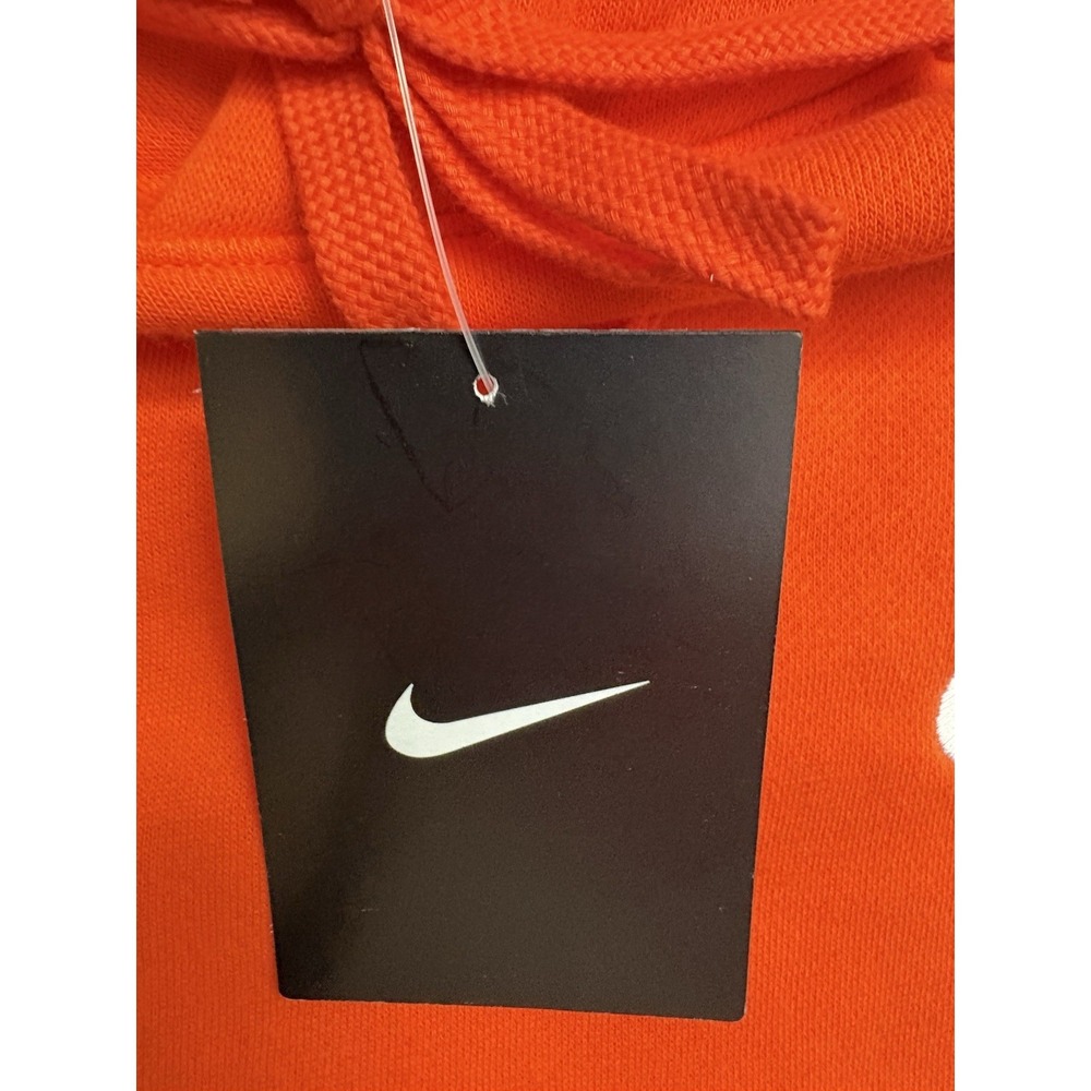 NEW Nike Club Fleece Pullover Hoodie Men's Size Large Orange Hoodie BV2654-819 - Picture 4 of 9